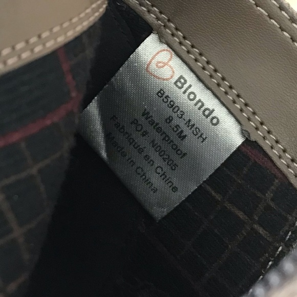 Blondo Ida Mushroom Suede Waterproof Bootie - Picture 10 of 10